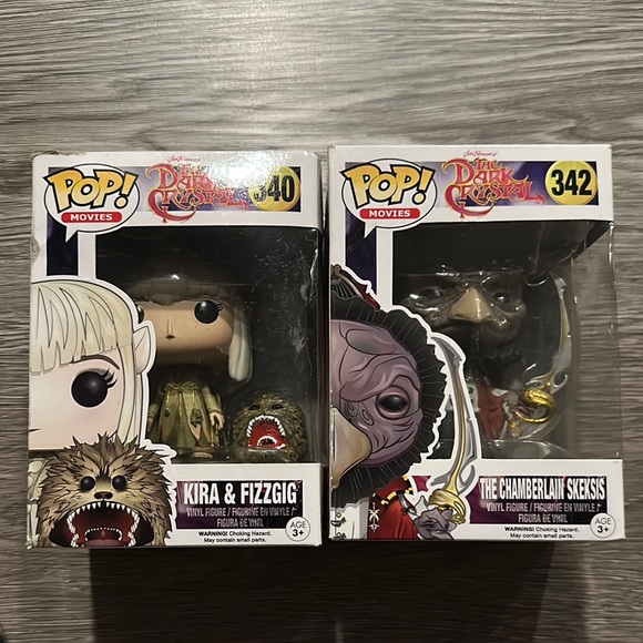 Funko Pop! Kira & Fizzgig and Chamberlain Skeksis Figures - Picture 1 of 7
